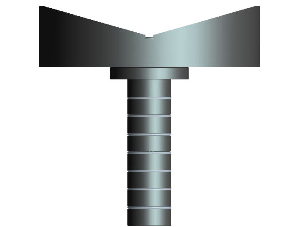 可調(diào)V型定位件（帶軸）