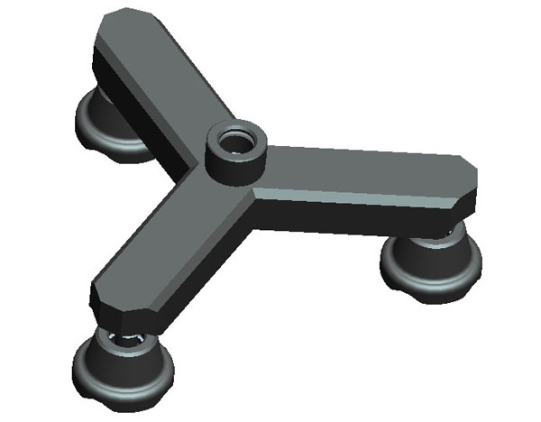 三點(diǎn)夾緊橋