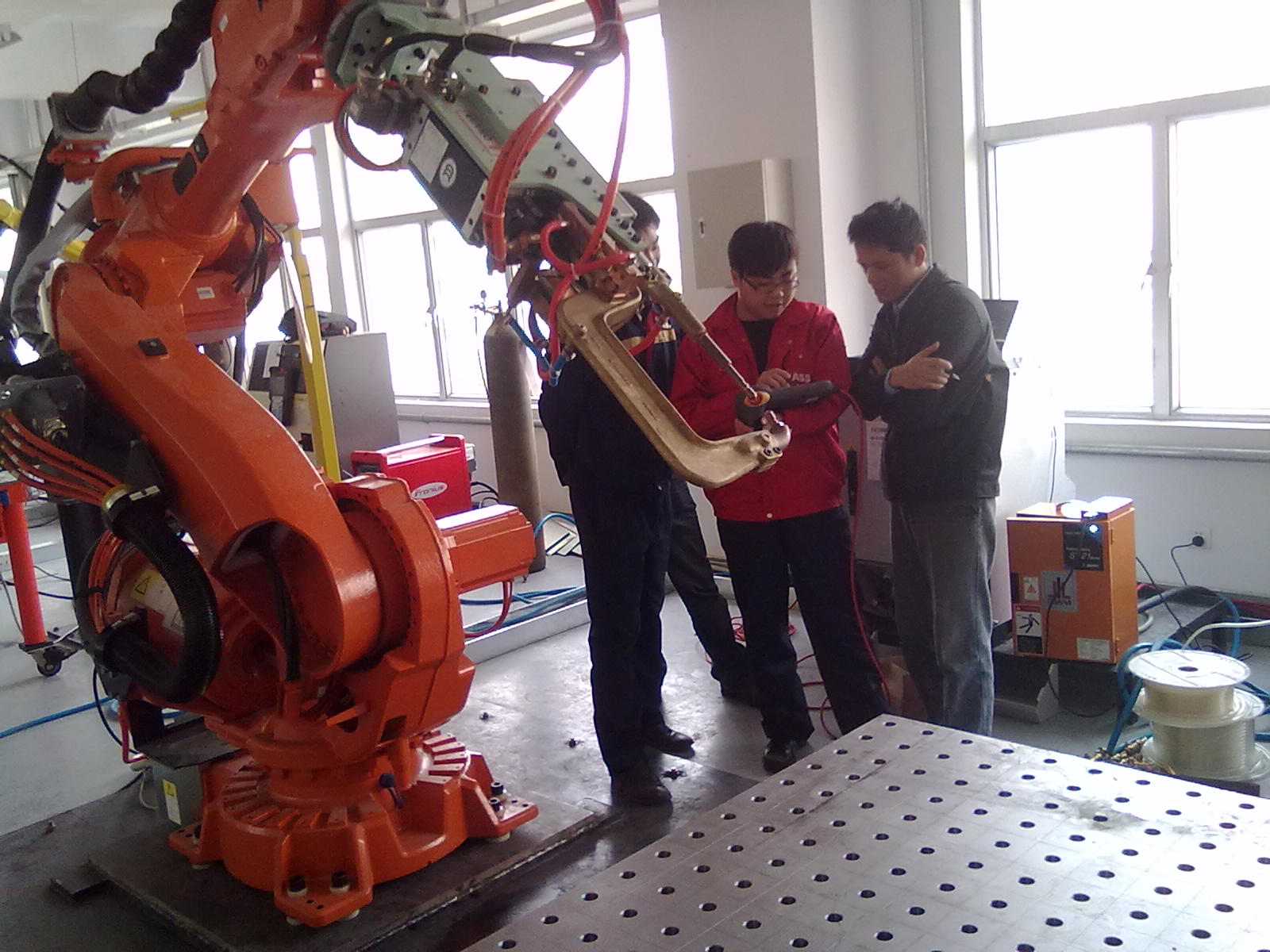 機器人焊接工作臺