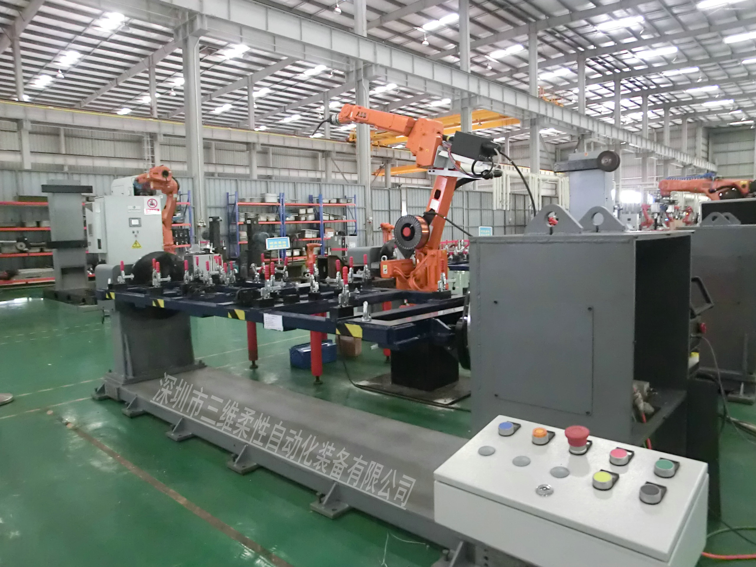 平臺(tái)與機(jī)器人柔性工裝案例